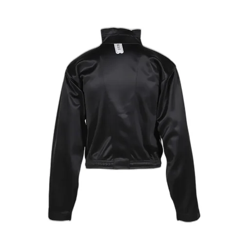 Trackpant Poly Zip Up / Black