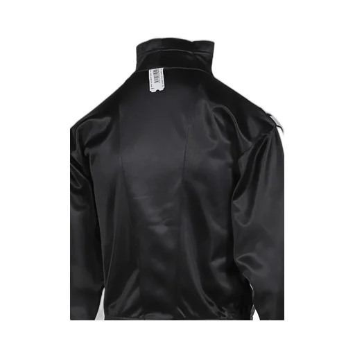 Trackpant Poly Zip Up / Black