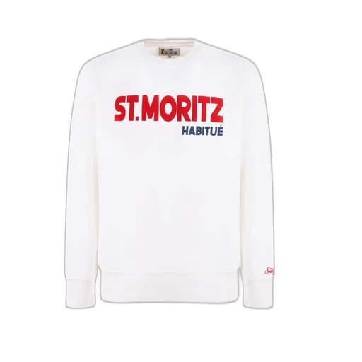 Mc2 Saint Barth Soho Flocked Sweatshirt