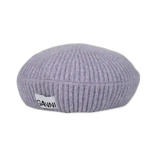 Structured Rib Beret / Lavender Blue