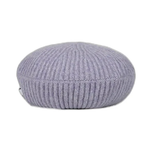Structured Rib Beret / Lavender Blue