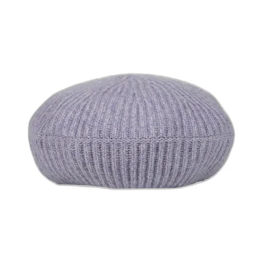 Structured Rib Beret / Lavender Blue