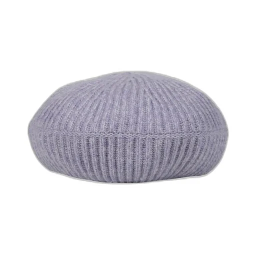 Structured Rib Beret / Lavender Blue