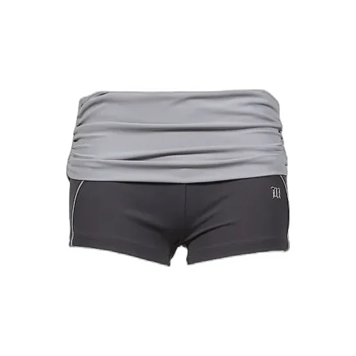 Lycra Wrapped Shorts / Gray