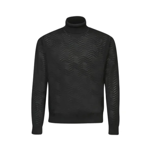 Missoni Tone-On-Tone Chevron Turtleneck Pullover