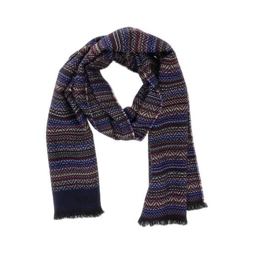 Missoni Frayed-Edge Knitted Scarf
