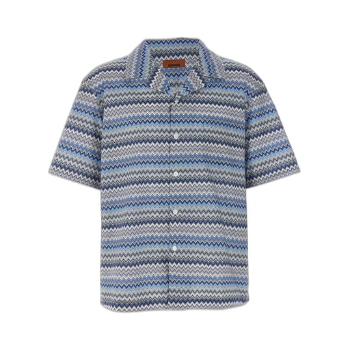 Missoni Zig-Zag Printed Short-Sleeved Shirt