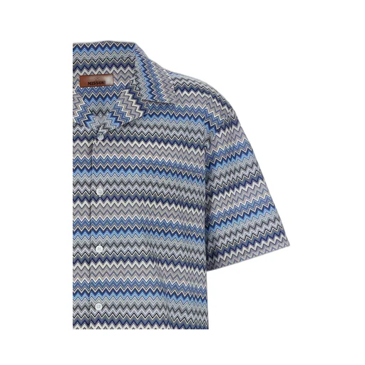 Missoni Zig-Zag Printed Short-Sleeved Shirt