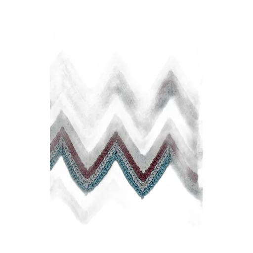 Missoni Zig-Zag Pattern Knitted Scarf