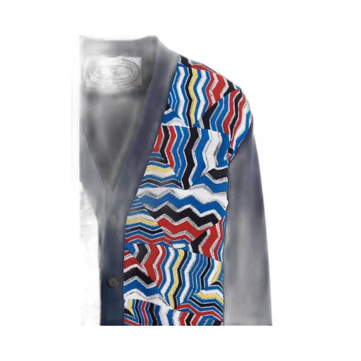 Missoni Zigzag Pattern Button-Up Cardigan