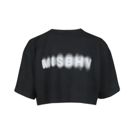 Cropped Community T-Shirt / Blk