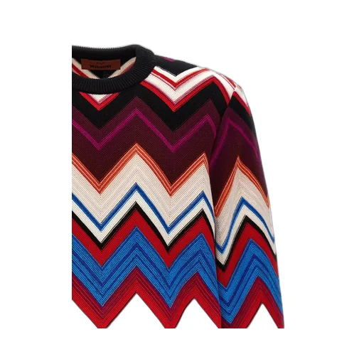 Missoni Zigzag Crewneck Knitted Jumper