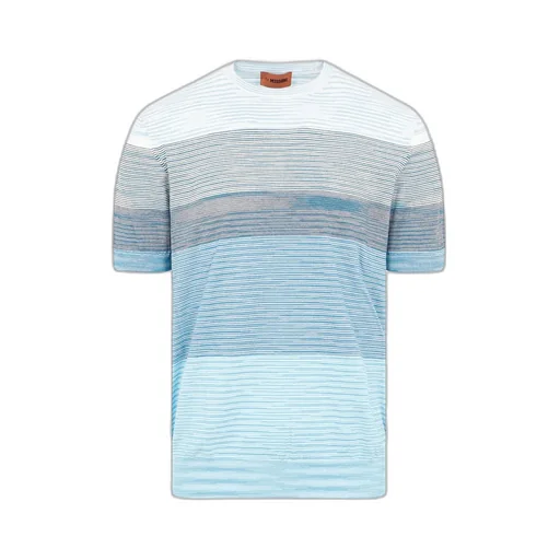 Missoni Striped Short-Sleeved Knitted T-Shirt