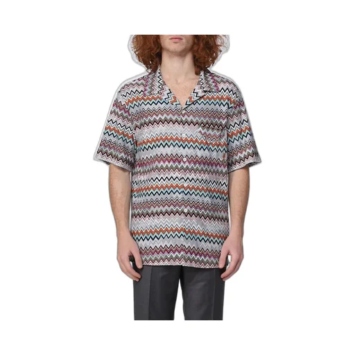 Missoni Zig-Zag Printed Short Sleeved Shirt