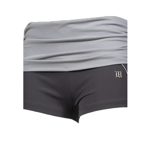 Lycra Wrapped Shorts / Gray