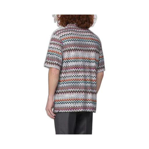Missoni Zig-Zag Printed Short Sleeved Shirt