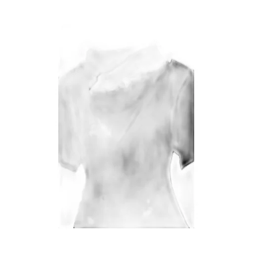 Scarf Polywool Top / Black