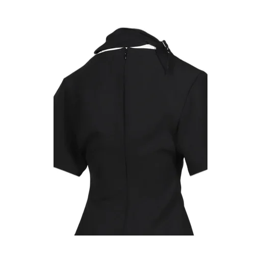 Scarf Polywool Top / Black
