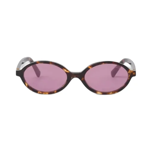 Miu Miu Eyewear Regard Oval Frame Sunglasses