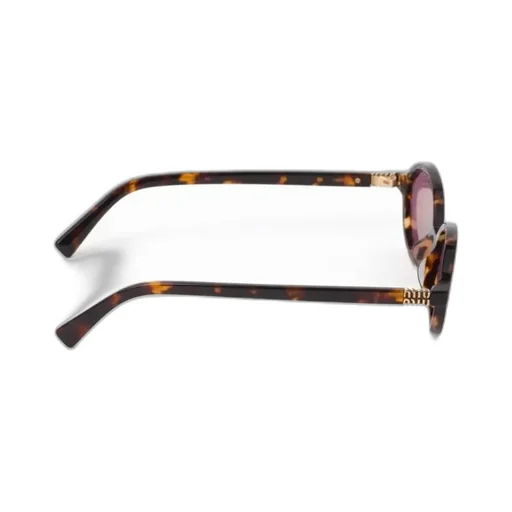 Miu Miu Eyewear Regard Oval Frame Sunglasses