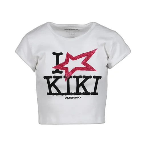Kiki Crop T-Shirt / Wht