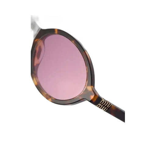 Miu Miu Eyewear Regard Oval Frame Sunglasses