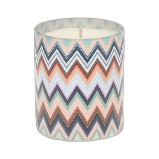 Missoni Home Zigzag Printed Cylindrical Shaped Candle
