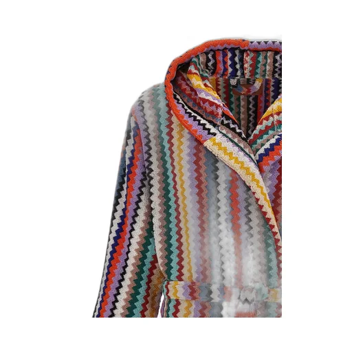 Missoni Home Chevron Belted Terry Bathrobe