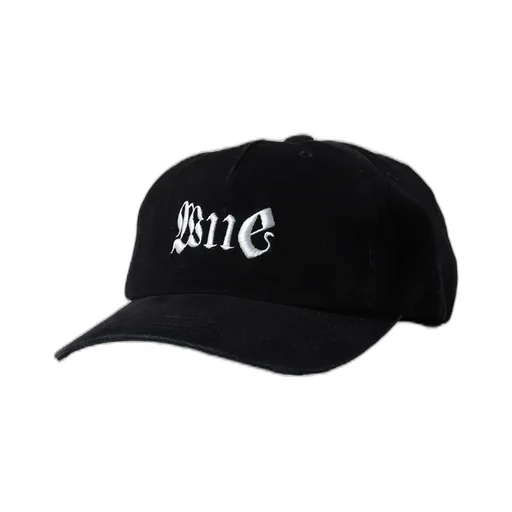 Black Gothic Logo Cap / Blk