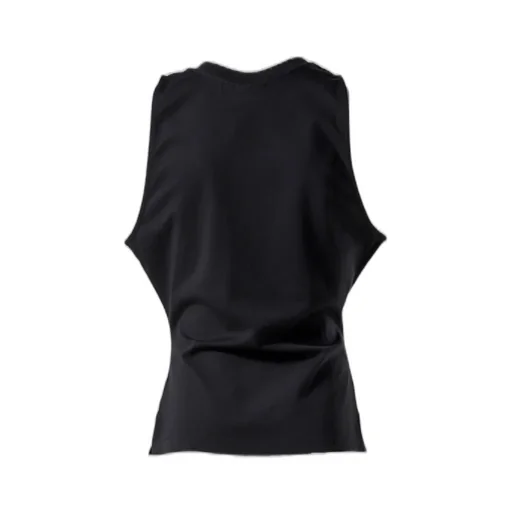 Belted Tank Top / Black