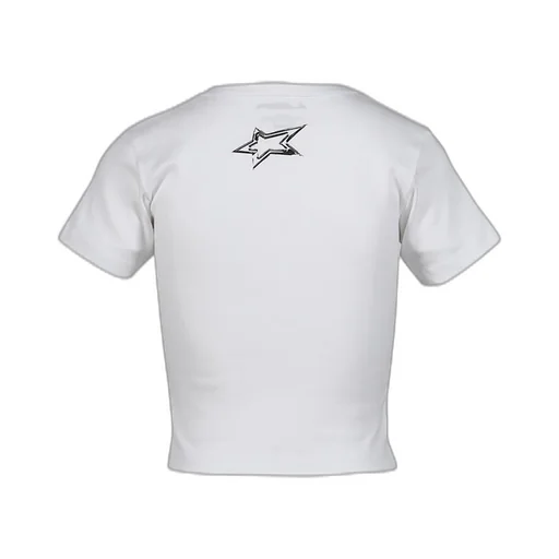 Sunni Crop T-Shirt / Wht