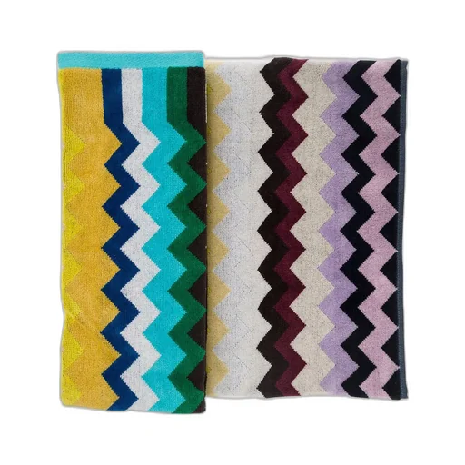 Missoni Home Two-Piece Zig Zag-Patterned Bath Towel