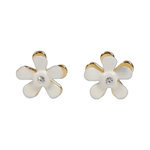 Earrings / White
