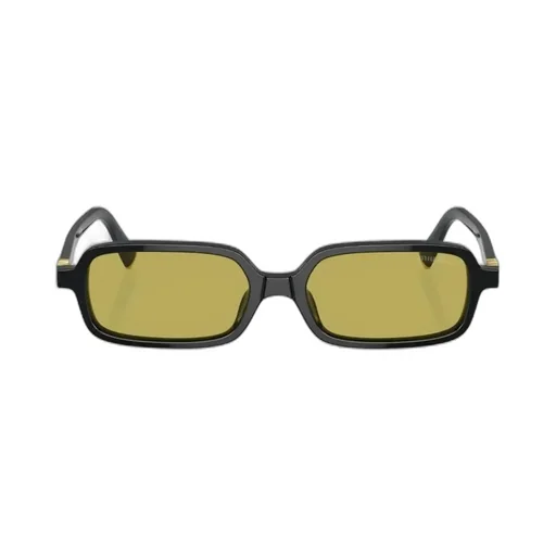 Miu Miu Eyewear Rectangle-Frame Curved Tip Sunglasses