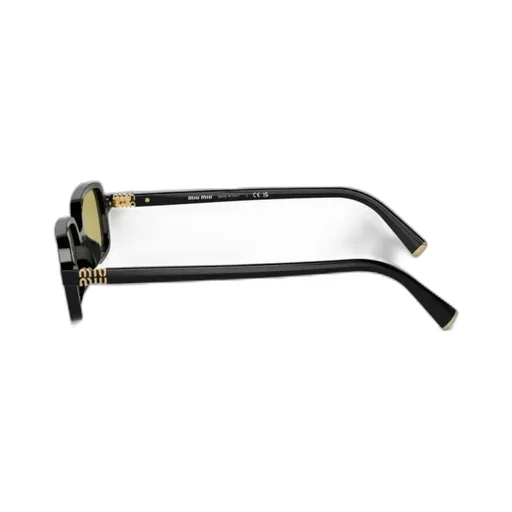 Miu Miu Eyewear Rectangle-Frame Curved Tip Sunglasses