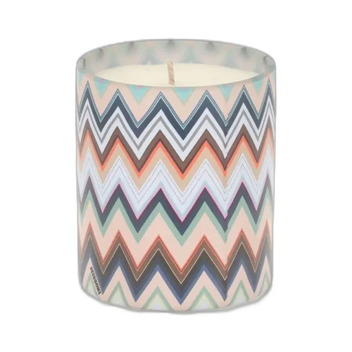 Missoni Home Zigzag Printed Cylindrical Shaped Candle