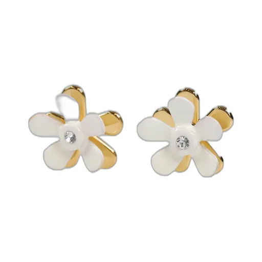 Earrings / White