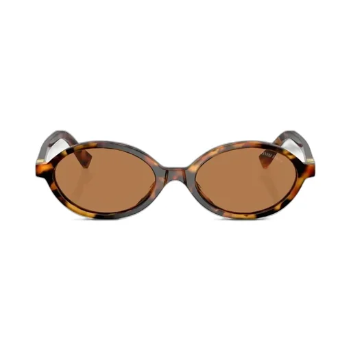 Miu Miu Eyewear Oval Frame Full Rim Sunglasses