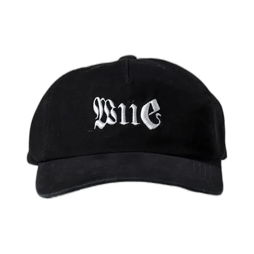 Black Gothic Logo Cap / Blk