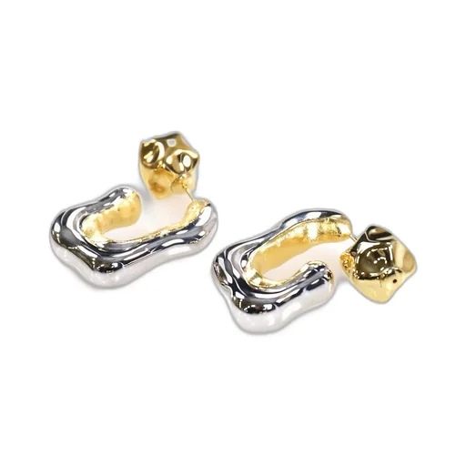 Lava Earring Two-Way / Sil