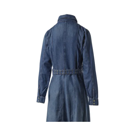 Light Denim Maxi Dress / Blue