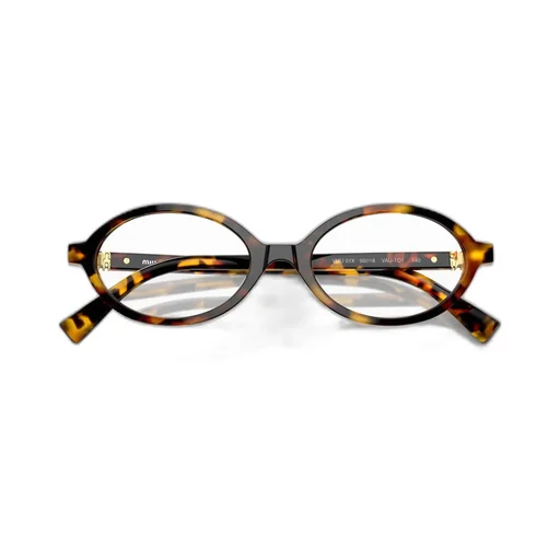 Miu Miu Eyewear Oval Frame Full Rim Glasses