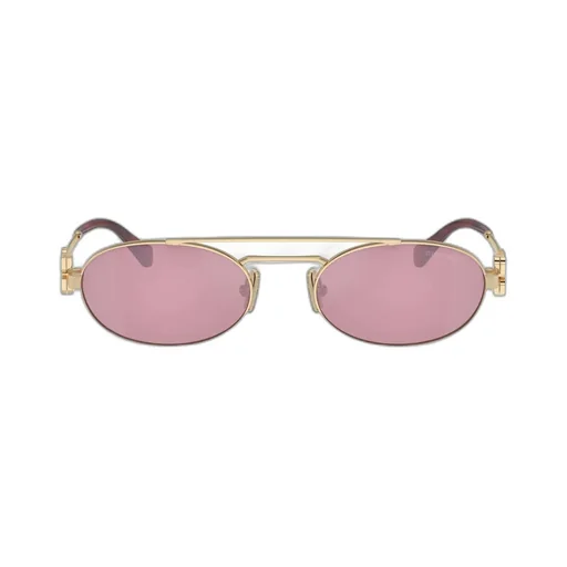 Miu Miu Eyewear Oval Frame Full Rim Sunglasses