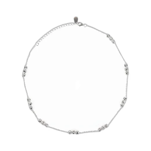 Mini Triple Box Necklace / Sil