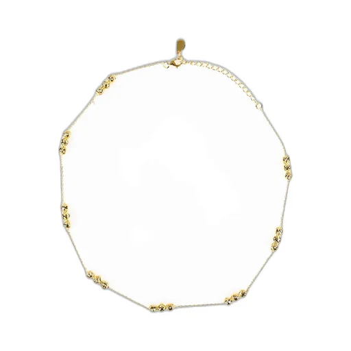 Mini Triple Box Necklace / Gold