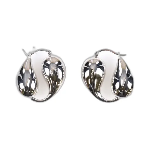 Quote Hoop Earring / Sil