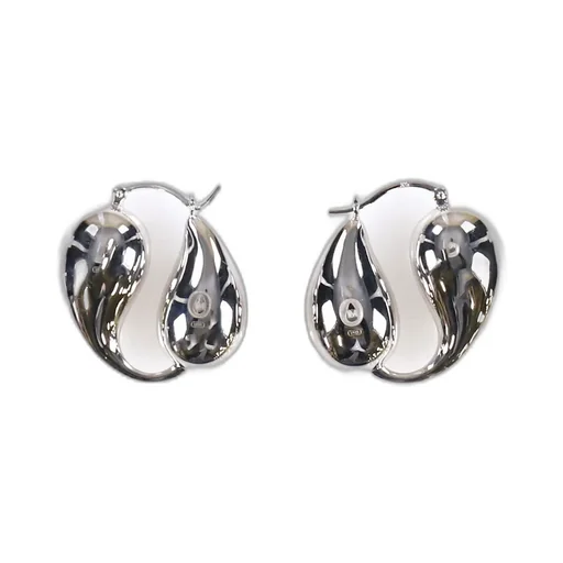 Quote Hoop Earring / Sil