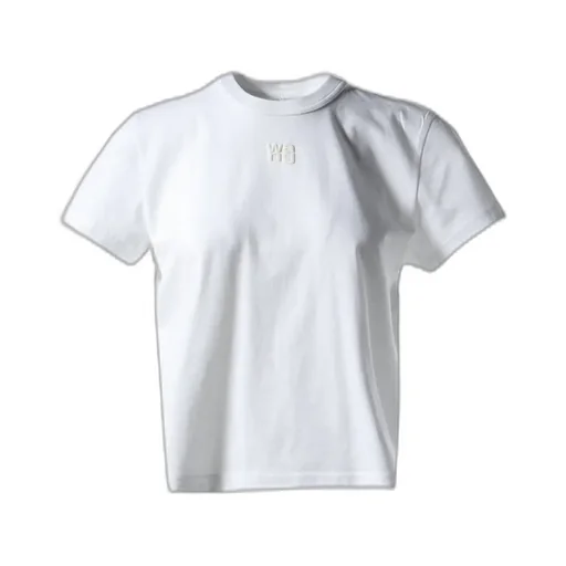 Essential Jsy Shrunken Tee W/Puff Logo / Wht