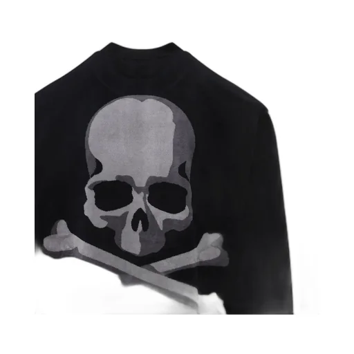 Mastermind Japan Skull Velour Long Sleeve Tee