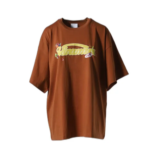 Fruit Label Big T-Shirt / Brw